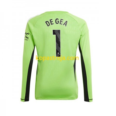 Billiga Fotbollströjor Manchester United De Gea 1 Målvakt Hemma tröja 2023/24 Långärmad